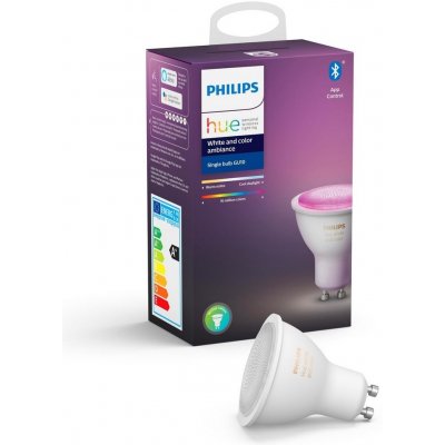 Philips Hue White and Color Ambience žiarovka GU10 5.7W BlueTooth + záruka 3 roky zadarmo