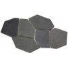 ALFIstyle Kamenná dlažba, Bridlica čierná, hrúbka 1-2 cm, BL101