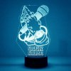 3Dmix 3DL-DRGB067 – 3D LED nočná lampa - Rap (Dual RGB)