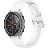 BStrap Silicone remienok na Samsung Galaxy Watch 4 / 5 / 5 Pro / 6, white