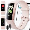 Smartband DIAWAY C80 SENZOR TEPOVEJ FREKVENCIE TLAK VODOTESNÝ zlatý