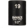 DeWALT DT7537 nástrčná hlavice EXTREME IMPACT 1/2“ krátká, 19 mm
