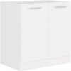 EKO WHITE dolná skrinka 80 D 2F BB