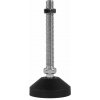 Onpira Čierne nastaviteľné nohy k stroju kyvné 15° Model: Ø50x110 mm / M10