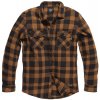 Vintage Industries flanelová košeľa GLOBE HEAVYWEIGHT - YELLOW CHECK, S