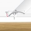 EFFECTOR Prechodová lišta A65 Dub Pivný 270 cm