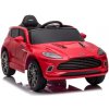 JOKO Elektrické Autíčko Aston Martin DBX 4x4, penové kolesá, kožené sedadlo, červené