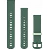 Silikonový řemínek Garmin 20mm (pro Venu, Venu Sq, Venu 2 plus aj.), zelený V2, Quick Release, + prodloužená část, 010-12932-66