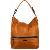 WANDA dámska koženková kabelka Svetlohnedá