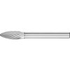 PFERD TOOLS 21103106 frézovacie kolík plameň Dĺžka 60 mm Vonkajší Ø 8 mm Pracovná dĺžka 20 mm Ø hriadeľa 6 mm; 21103106