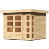 LANIT PLAST drevený domček KARIBU KERKO 3 (82926) natur LG2948 – cena za ks