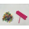 Alltoys Kreatívna súprava na výrobu náramkov Loom Band 600 ks