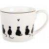 Hrnček Clayre & Eef Mačky porcelán 275 ml
