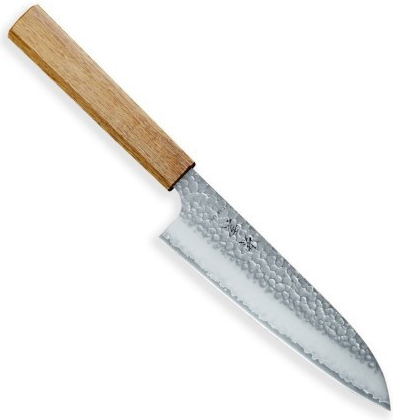KANETSUGU nôž Santoku 170 mm SHIUN VG-2 3 layers japanese OAK