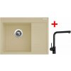 Sinks RIM 650 L Sahara + Elka čierna matná