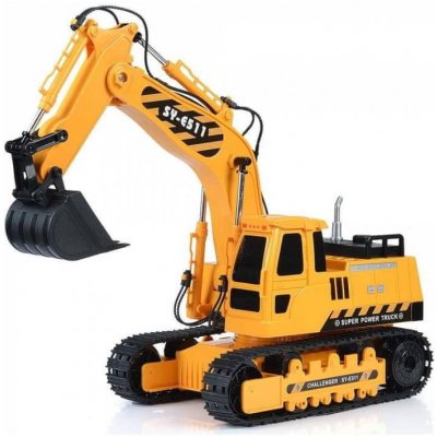 Jamara EXCAVATOR pásový bager funkčné lopata otočná veža zvukový modul LED RTR 1:20