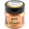 Akrylová metalická farba GLAMOUR, 50ml červené zlato (farba so striebristým alebo zlatistým ligotom)
