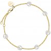 Rosefield náramok zlatej farby Multi Pearl JBLPG-J603