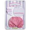 Écoiffier detské šatôčky Clip Strip Nursery pre bábiku 4050 modré/ružové