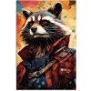 Rocket Raccoon superhrdina obraz na plátne