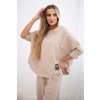 Punto Milano winter sweatshirt + pants beige set krémová One size Kesi Włoski 5907302536112