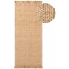 Obojstranný/ručne tkaný jutový behúň v prírodnej farbe 80x200 cm Fjord – Hanse Home