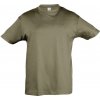 SOĽS Regent Kids Detské tričko s krátkym rukávom SL11970 Army 10A