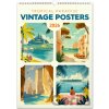 NOTIQUE Nástenný Vintage plagáty tropické raje 33 x 46 cm 2026