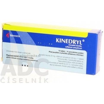 Kinedryl tbl. 10 x 25 mg / 30 mg