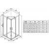 Ravak BLSRV2K-120 rohový sprchový kút, bright alu+transparent 118,6 - 120 x 195 cm, , X1XMG0C00Z1