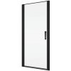 Ronal Divera Sprchové dveře 100 cm lítací 1 dílné, černé matné/čiré D22T11000607