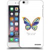 Picasee silikónový čierny obal pre Apple iPhone 6 Plus/6S Plus - Diamanty White