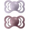 BIBS Supreme Cumlíky z prírodného kaučuku 2ks - veľkosť 1 Dusky Lilac / Heather