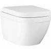 Grohe Euro Ceramic wc misa závesné bez oplachovacieho kruhu s vírivým splachovaním biela 39554000