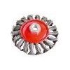Kartáč miskový M14 vrkočový oceľový drôt 0.5mm 100mm EXTOL 17012