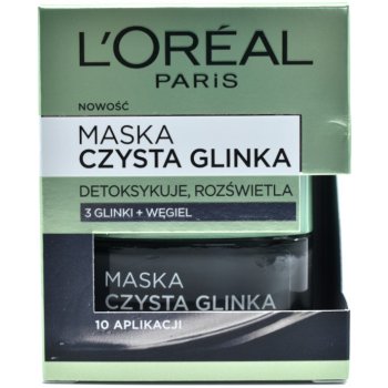 L'Oréal Pure Clay Detox Mask 3 Pure Clays + Charcoaldetoxikačná maska 50 ml