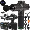 MASÁŽNA PIŠTOĽ MASÁŽNY PRÍSTROJ MASSAGE GUN 200W NA CHODIDLÁ, KRK, CHRBÁT + 10 NÁSTAVCOV