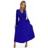 Numoco basic dámske šaty 504-1 Viviana kráľovská modrá