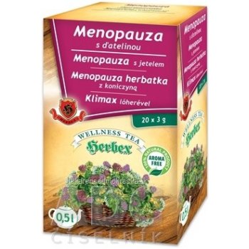 HERBEX Menopauza s jetelem 20 x 3 g