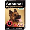 SABUNOL PLUS Obojok proti blchám a kliešťom pre psa 75 cm