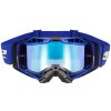 Motokrosové okuliare LS2 Aura Pro Black Blue irídiové sklo