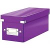 Leitz Krabice na CD Click & Store, Purpurová