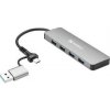Sandberg USB-C/A to 4xUSB 3.0 Hub 136-63
