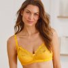 Podprsenka Rima zn. ConfidenceLingerie®z mikrovlákna a čipky,bez kostíc žltá 095 Blancheporte