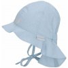 STERNTALER Klobúk letný na zaväzovanie s ochranou krku so srdiečkom UV 50+ dievča-47 cm-9-12 m