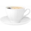Šálka na kávu s podšálkou, ROTBERG, biela, 25 cl, 6 dielna sada, Oslo