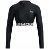 Dámska funkčná mikina na zips Under Armour HEATGEAR RIB 1/4 ZIP LS TEE W čierna 1388692-001 - XS