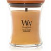 Woodwick Opulent Wood Golden Bourbon vonná sviečka s dreveným knotom (hearthwick) 275 g