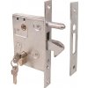 CAIS Zámok hákový pre posuvné brány LOCK-L veľký, zádlab 90 mm, rozteč 72 mm, s vložkou a protikusom