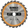 DeWalt DT1956 / Pílový kotúč pre píly / Priemer 250x30 mm / Šírka rezu 3.0 mm / Počet zubov 24 (DT1956)